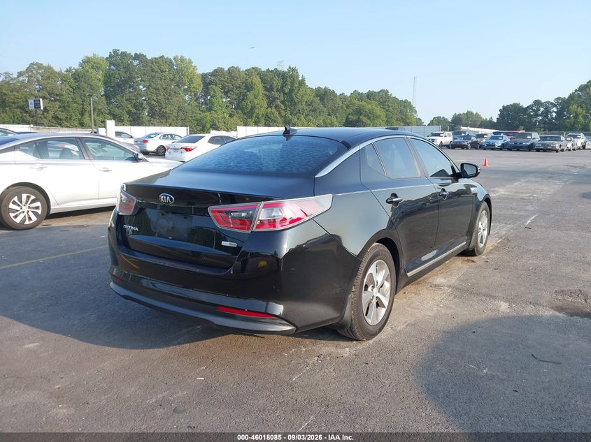 2014 KIA OPTIMA HYBRID auction photo 4