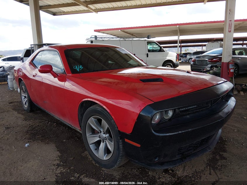Vin: 2c3cdzag3gh231907, lot: 46517490, dodge challenger sxt 20161
