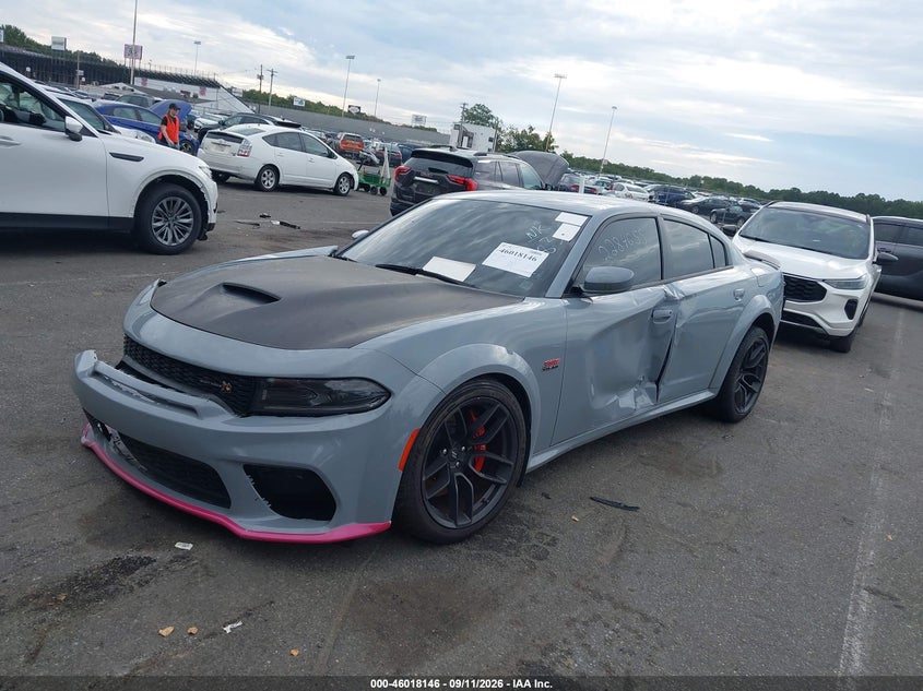 Vin: 2c3cdxgj9nh147983, lot: 46517538, dodge charger scat pack widebody 20222