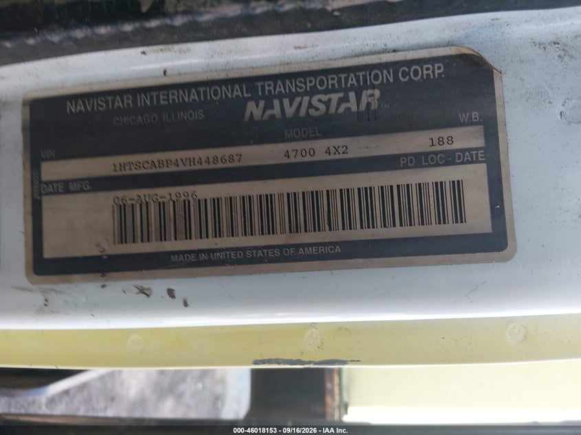 1997 INTERNATIONAL 4000 auction photo 8