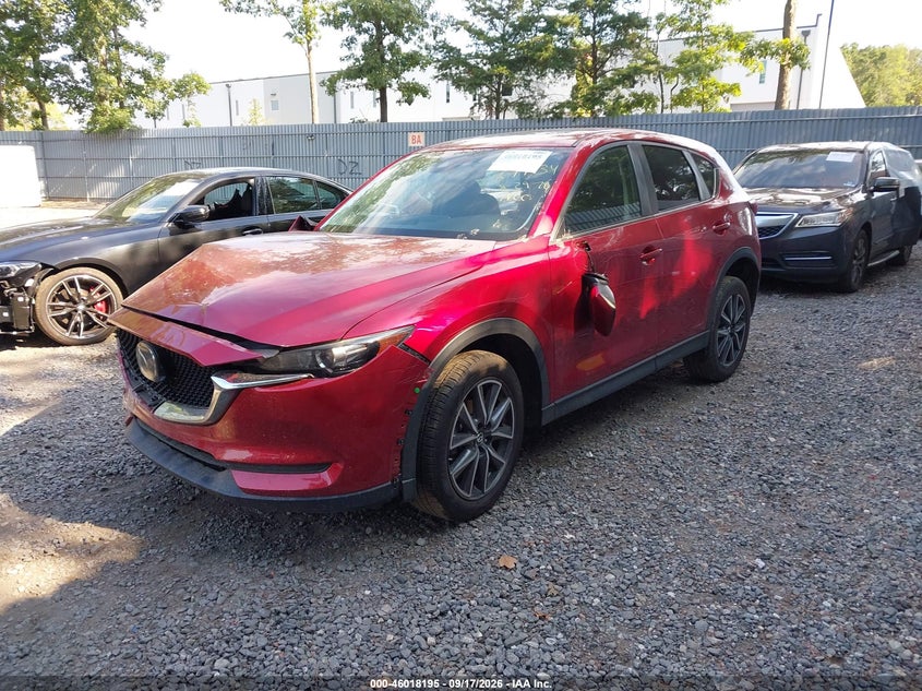 Vin: jm3kfacm7j1473683, lot: 46517586, mazda cx-5 touring 20182