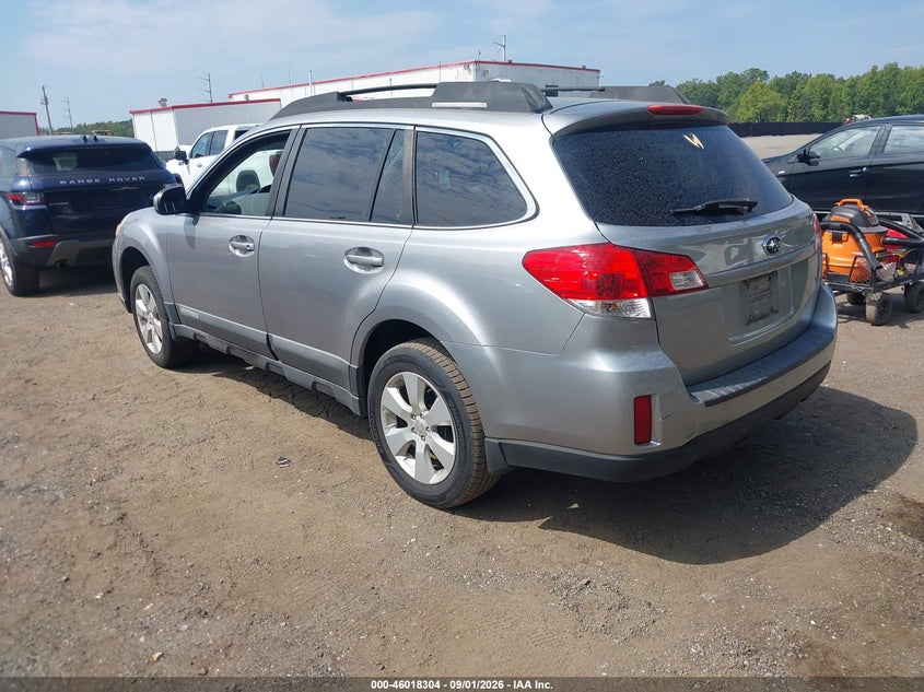 2010 SUBARU OUTBACK auction photo 3