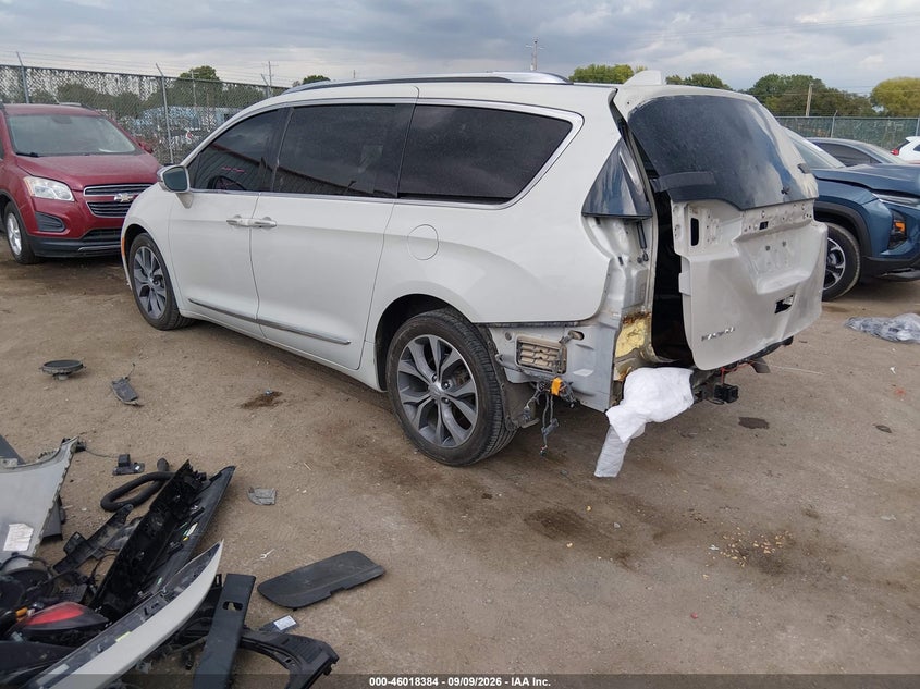 Vin: 2c4rc1gg6hr643462, lot: 46517775, chrysler pacifica limited 20173