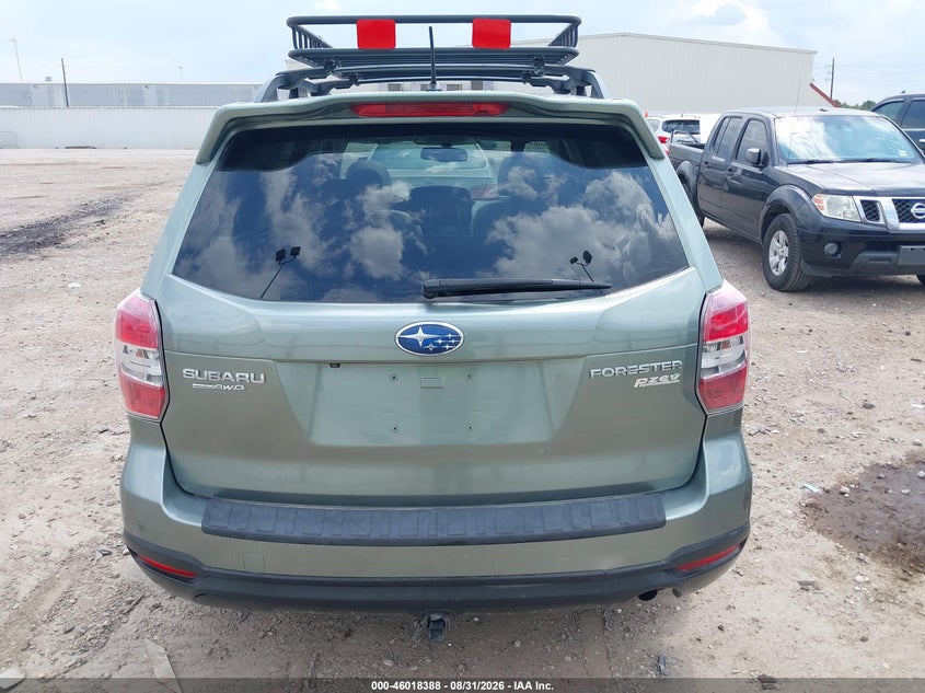 2015 SUBARU FORESTER SPORT UTILITY VEHICLE 2.5L H-4 DOHC, VVT, REGULAR , 170HP