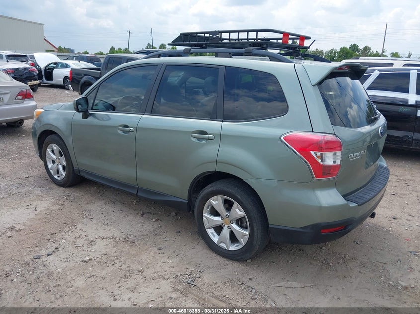2015 SUBARU FORESTER SPORT UTILITY VEHICLE 2.5L H-4 DOHC, VVT, REGULAR , 170HP