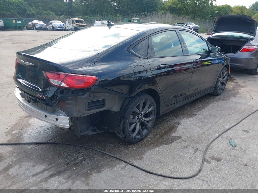 Vin: 1c3cccdg6fn648536, lot: 46517794, chrysler 200 s 20154