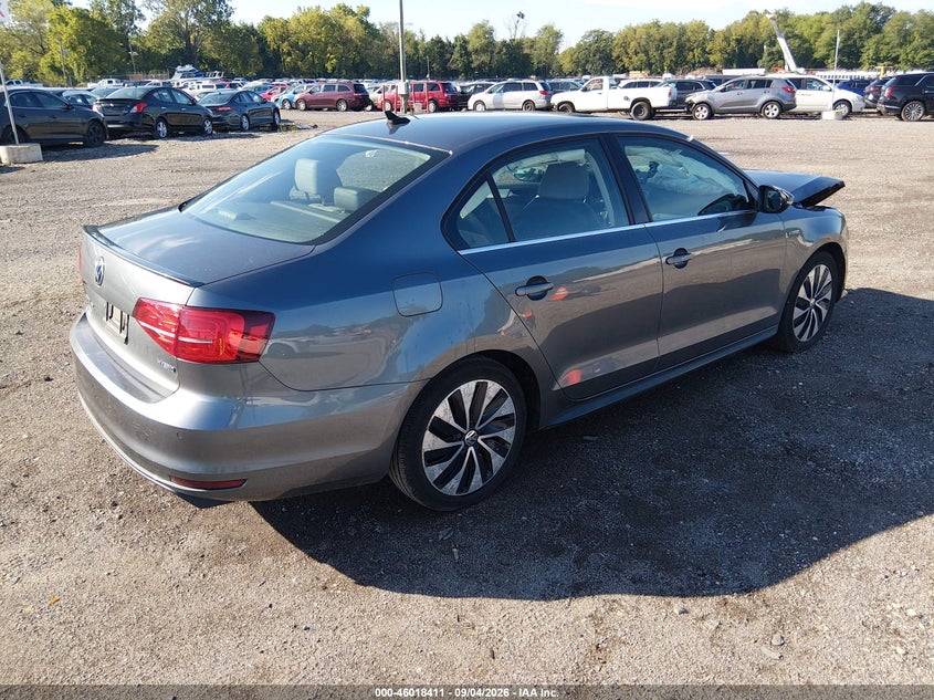 Vin: 3vw637aj2gm238339, lot: 46517802, volkswagen jetta hybrid sel premium 20164