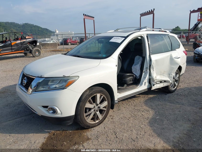 2013 Nissan Pathfinder, Лівий бік, IAAI, VIN 5N1AR2MM5DC634780 — фото 2