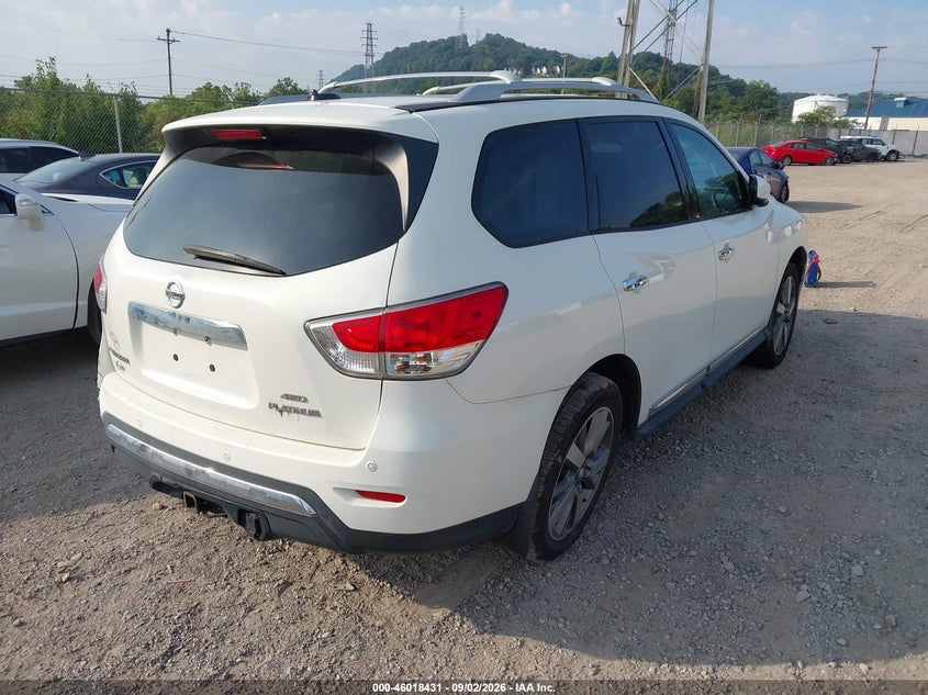 2013 NISSAN PATHFINDER auction photo 4