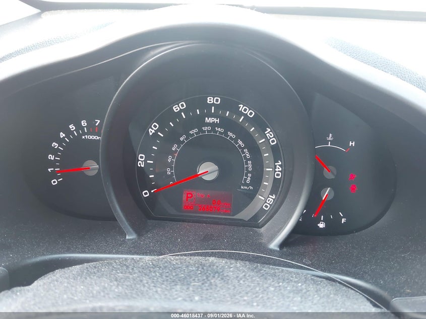2012 KIA SPORTAGE SPORT UTILITY VEHICLE 2.4L I-4 DOHC, VVT, 176HP
