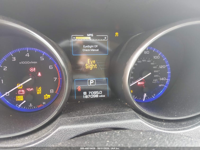 2019 SUBARU LEGACY auction photo 7
