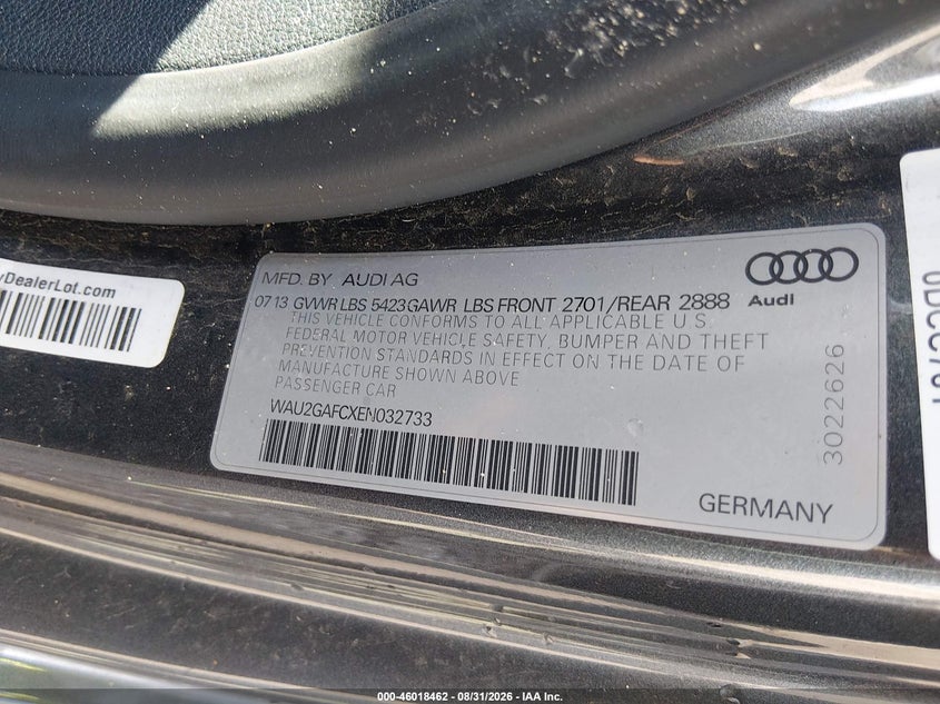 2014 AUDI A7 3.0T PREMIUM PLUS · Фото 9