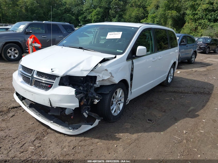 2019 Dodge Grand Caravan Sxt, Удар спереди, IAAI, VIN 2C4RDGCG7KR546042 — фото 2