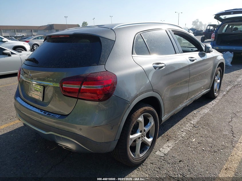 Vin: wdctg4gb9jj491701, lot: 46517891, mercedes-benz gla 250 4matic 20184