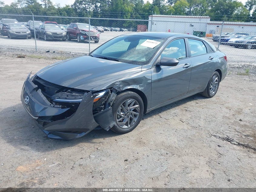 Vin: kmhlm4dj6su160869, lot: 46517963, hyundai elantra hybrid blue 20252