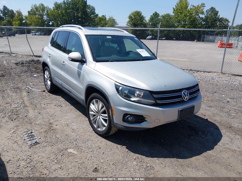 VOLKSWAGEN TIGUAN 2012 VIN WVGAV7AXXCW555870