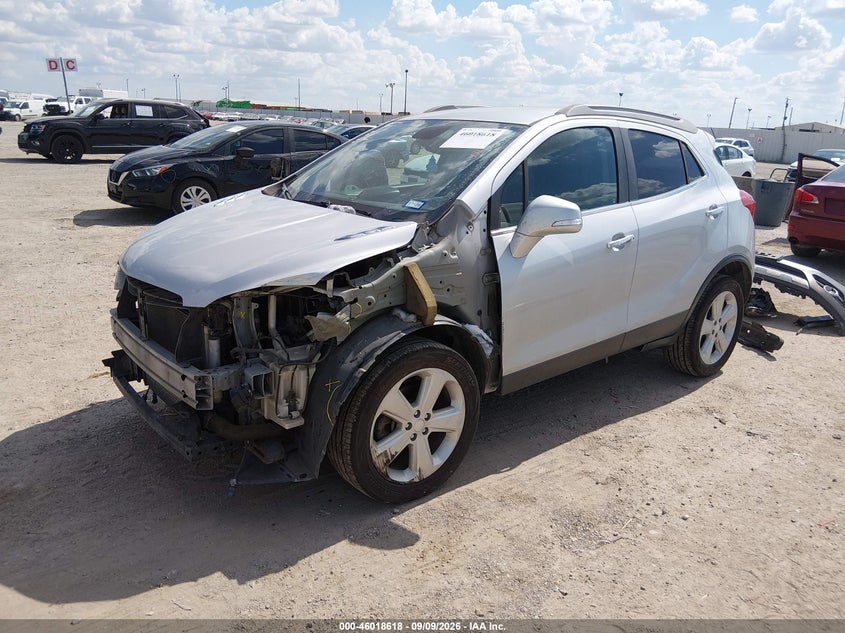 Vin: kl4cjfsb2fb224874, lot: 46518009, buick encore convenience 20152