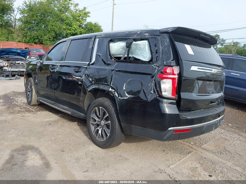 Vin: 1gnskckd2nr112233, lot: 46518074, chevrolet suburban 4wd lt 20223