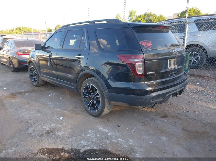 Vin: 1fm5k8gt0egb42373, lot: 46518089, ford explorer sport 20143
