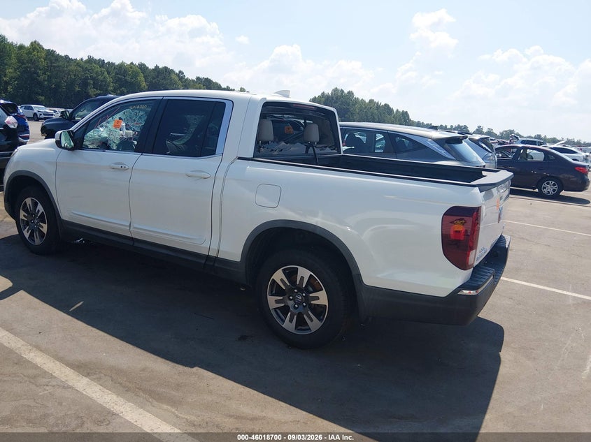 Vin: 5fpyk3f66hb016217, lot: 46518091, honda ridgeline rtl-t 20173
