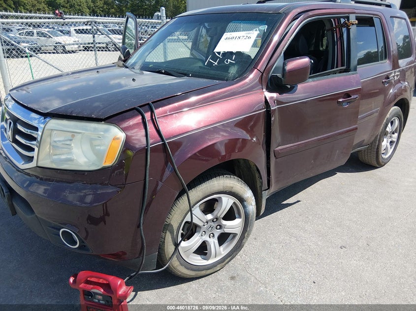 Vin: 5fnyf3h51db010577, lot: 46518117, honda pilot ex-l 20132