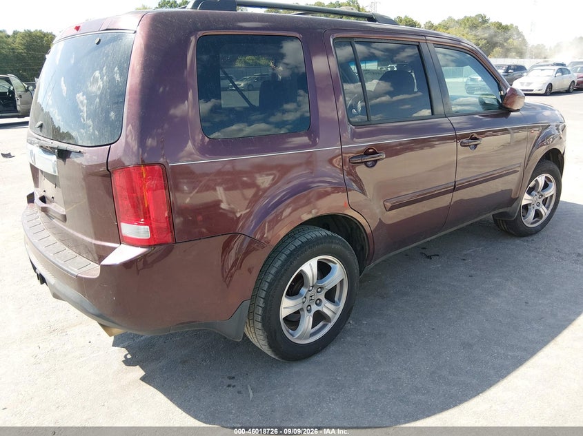 2013 HONDA PILOT auction photo 4