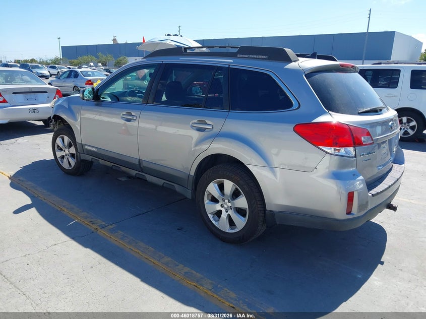 2011 SUBARU OUTBACK auction photo 3