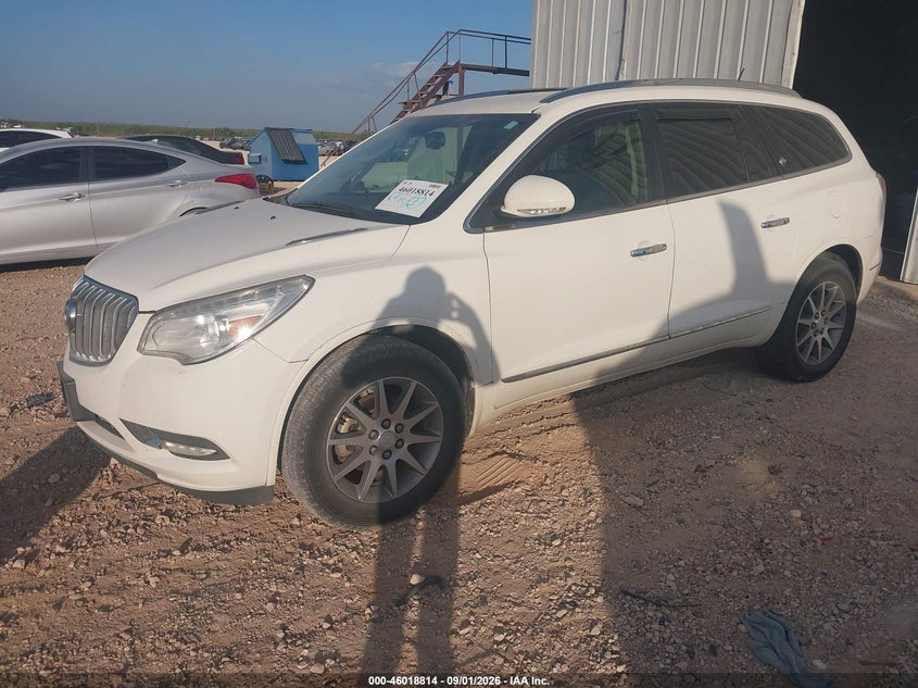 Vin: 5gakrbkd6ej223320, lot: 46518205, buick enclave leather 20142