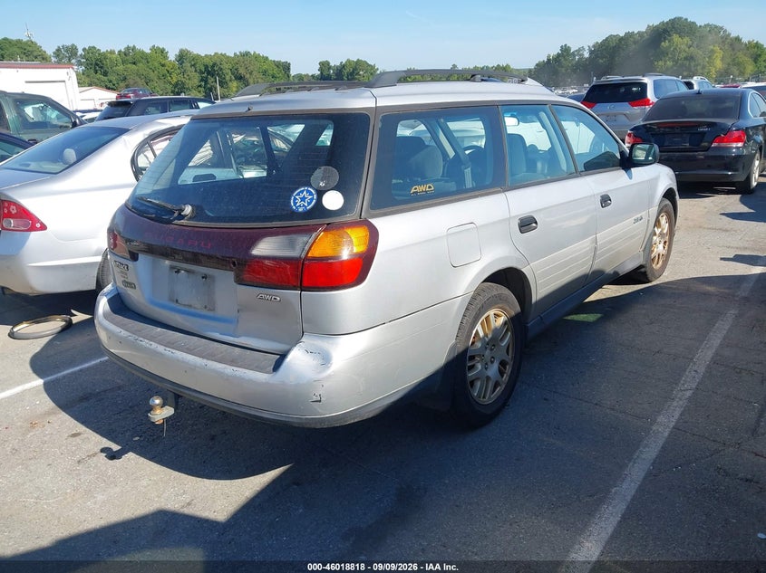 SUBARU OUTBACK 2004 VIN 4S3BH675847623093