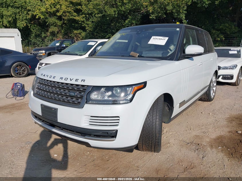2017 Land Rover Range Rover, Обычный износ, IAAI, VIN SALGR2FV5HA359071 — фото 2