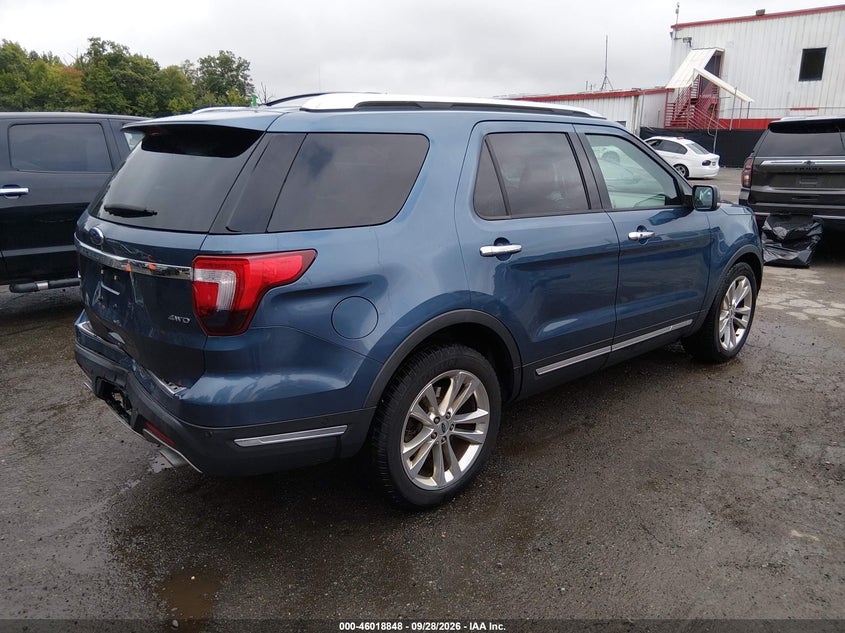 Vin: 1fm5k8f88jg804848, lot: 46518239, ford explorer limited 20184