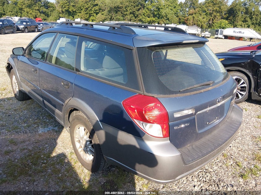 2008 SUBARU OUTBACK auction photo 3