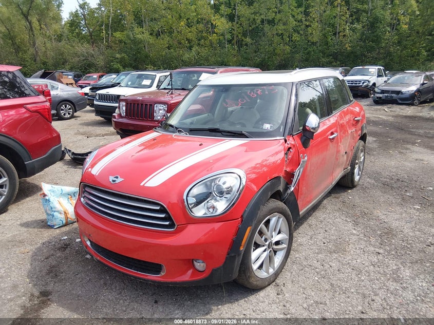 Vin: wmwzb3c56cwm04591, lot: 46518265, mini cooper countryman 20122