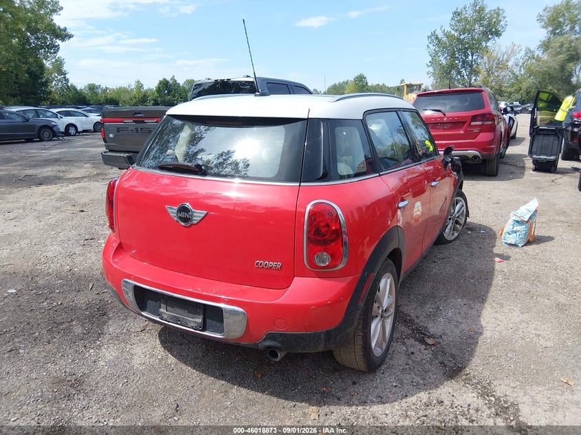 Vin: wmwzb3c56cwm04591, lot: 46518265, mini cooper countryman 20124