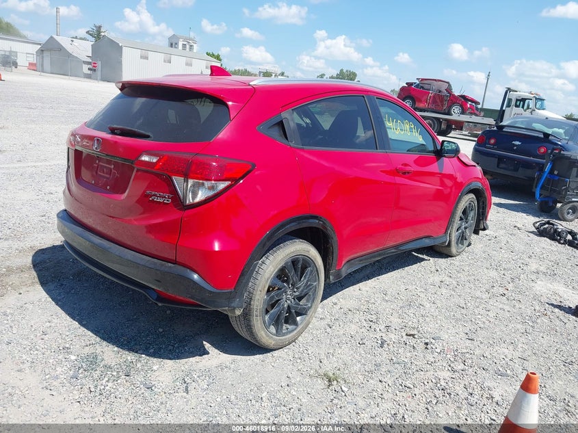 HONDA HR-V 2022 VIN 3CZRU6H10NM748578