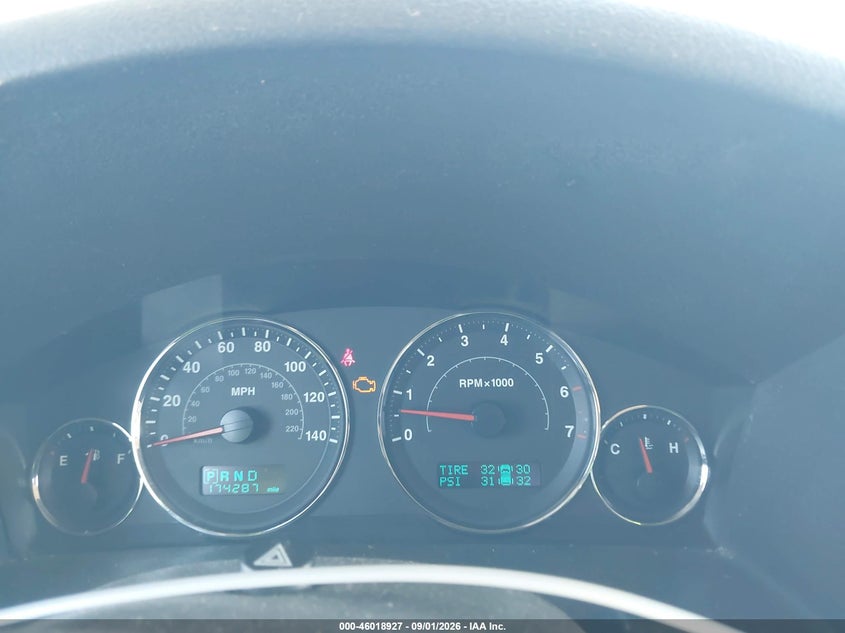 JEEP COMMANDER 2007 VIN 1J8HG58297C553488