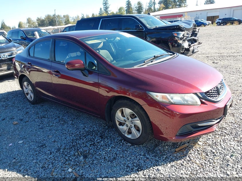 Vin: 19xfb2f51ee030478, lot: 46518376, honda civic lx 2014 img_1