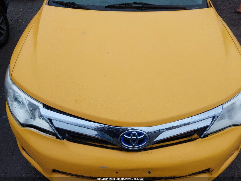 TOYOTA CAMRY HYBRID 2013 VIN 4T1BD1FK2DU079676