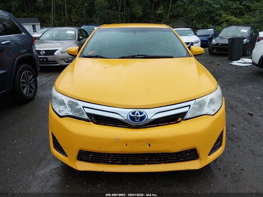 TOYOTA CAMRY HYBRID 2013 VIN 4T1BD1FK2DU079676