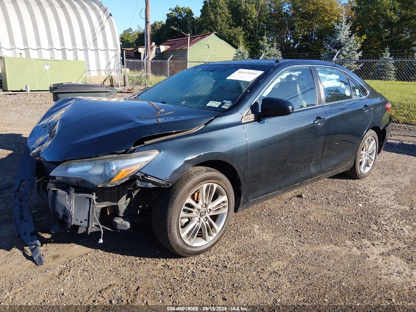 Vin: 4t1bf1fk9hu372216, lot: 46518399, toyota camry se 20172
