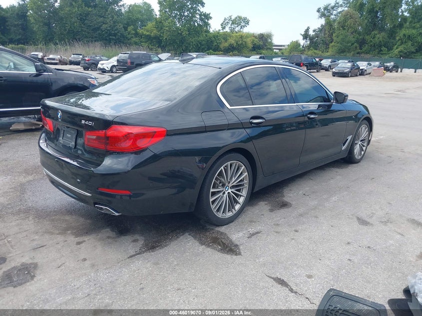 Vin: wbaje7c50jwc57583, lot: 46518461, bmw 540i xdrive 20184