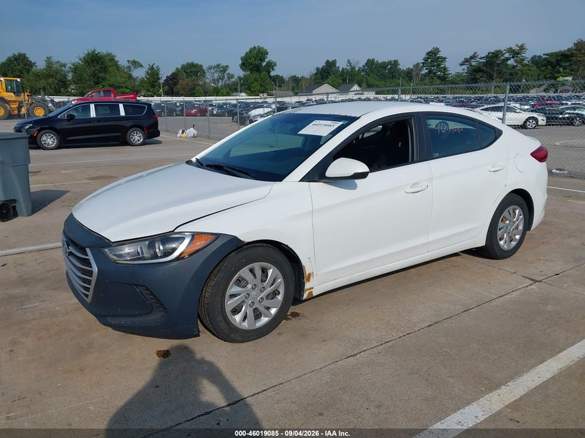 Vin: 5npd74lf3jh354099, lot: 46518476, hyundai elantra se 20182