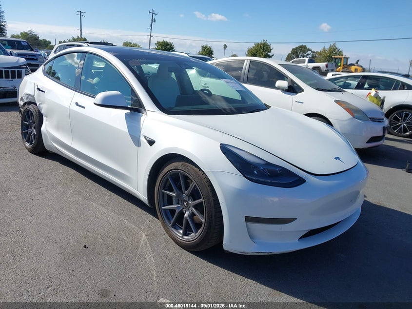 2022 TESLA MODEL 3 auction photo 1