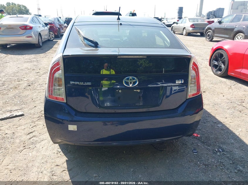 TOYOTA PRIUS 2012 VIN JTDKN3DU9C1580081