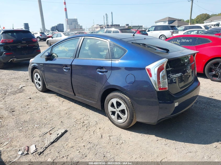 TOYOTA PRIUS 2012 VIN JTDKN3DU9C1580081