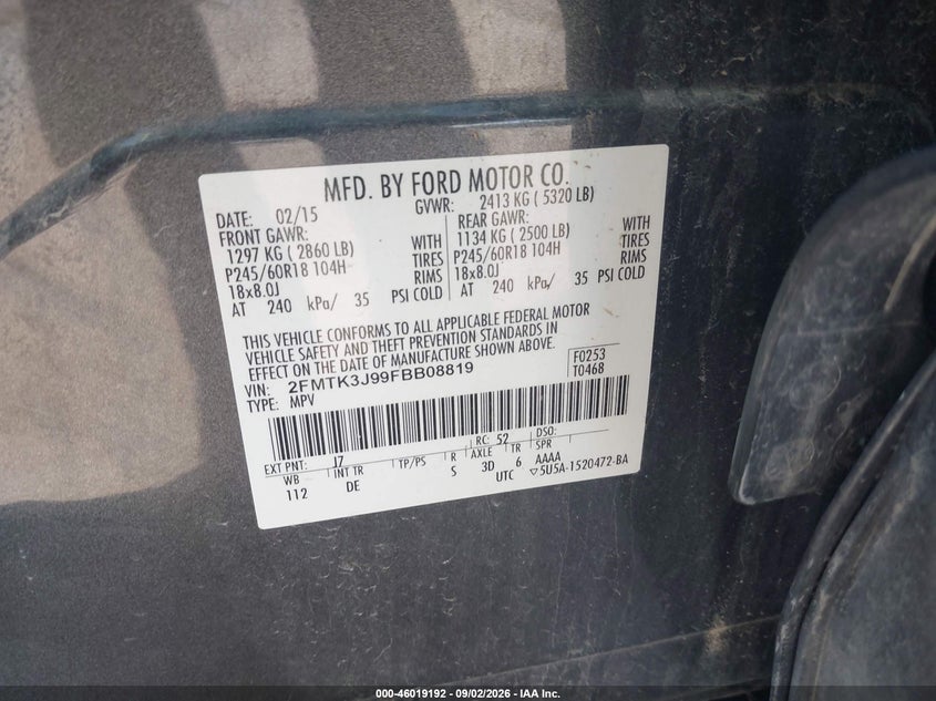 2015 FORD EDGE SEL · Фото 9