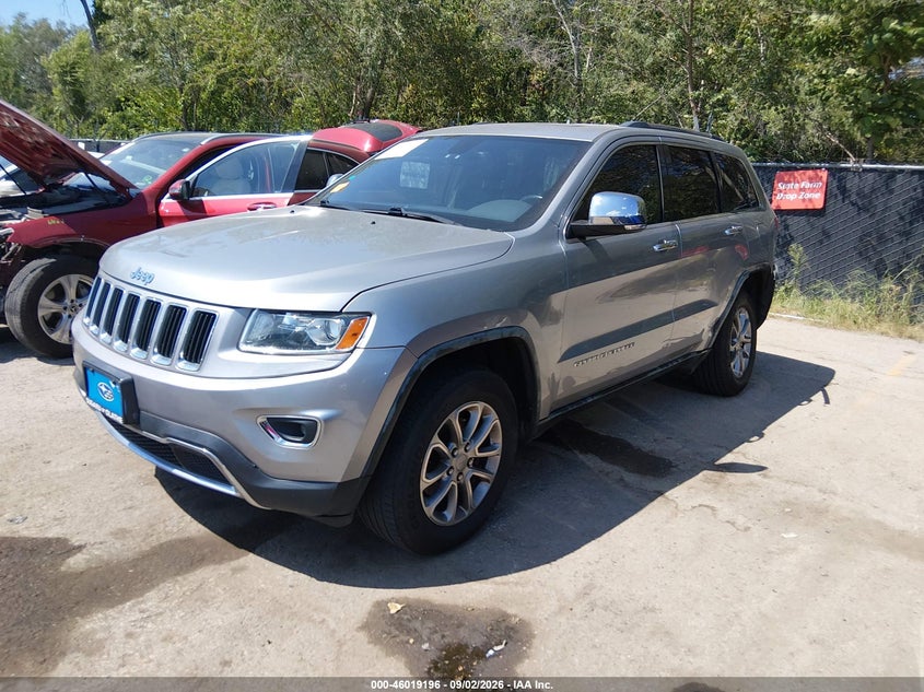 2015 Jeep Grand Cherokee, Левый зад, IAAI, VIN 1C4RJFBG7FC859787 — фото 2
