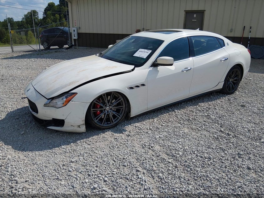 Vin: zam56rra7f1135141, lot: 46518607, maserati quattroporte s q4 20152