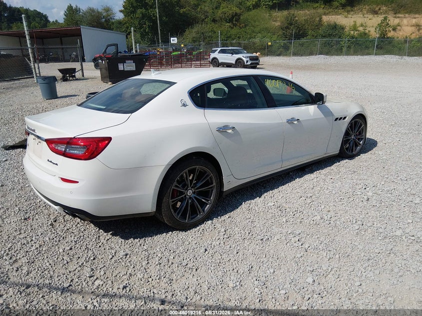 Vin: zam56rra7f1135141, lot: 46518607, maserati quattroporte s q4 20154