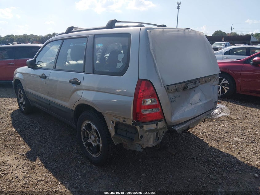 SUBARU FORESTER 2005 VIN JF1SG636X5H722257
